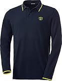 Chiemsee Herren Poloshirt Langarm, 100% Baumwolle, bequemes Polo mit lässigem Kragen, leichtes Langarmshirt, atmungsaktiv & luftdurchlässig, Marine, Gr. XL