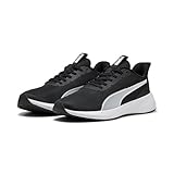 PUMA Unisex Flyer LITE 3 Straßen-Laufschuh, Black White, 42 EU