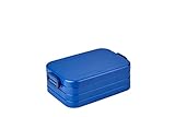 Mepal - Lunchbox Take a Break Midi - Brotdose To Go - Für 2 Sandwiches oder 4 Brotscheiben - Meal Prep Box - Essensbox mit Unterteilung - Spülmaschinenfest - 900 ml - Vivid Blue