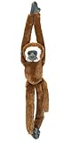 Wild Republic 14474 15259 - Hanging Monkey Gibbon Plüsch-Affe, 51 cm