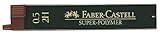 Faber Castell - Feinminen 2H, 0.5 mm, 12 SUPER-POLYMER Minen im Set