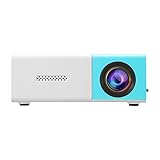 Tragbares Mini Heimkino Gerät, 180 ANSI Lumen Home Cinema mit HDMI/USB/Audio, Projektor für Videos, Filme mit Handy, Laptop, TV Stick