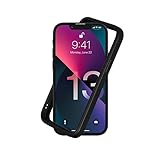 RhinoShield Bumper Case kompatibel mit [iPhone 13 mini] | CrashGuard NX - Stoßdämpfende Schutzhülle im schlanken Design - 3.5 Meter Fallschutz - Schwarz
