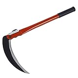 Garten multifunktionale Landwirtschaft und Wald Sichel, Nr 65 Manganstahl + PVC Griff,Sickle and Two Spare Blades