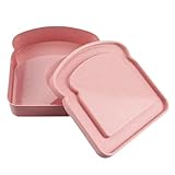 Brotdose, Brotdose für Lebensmittel für Sandwiches, Behälter zur Zubereitung von Mahlzeiten, Aufbewahrung von Lebensmitteln in Toastform, wiederverwendbare Lunchboxen für Erwachsene