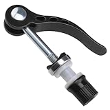 Schwarz Fahrrad Schnellspanner für Sattelstütze 6x55mm Sattelklemme Aluminium Schnellverschluss Klemme
