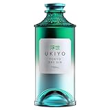 UKIYO Tokio trocken | Japanisch | Handwerk | Gin | Klassisch | Yuzu, Mailand und Sakura | Destilliert mit 5 einheimischen japanischen Pflanzenstoffen | 40 Prozent Alkohol | 70 cl