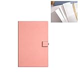 Notebook/Notepad - Gefüttertes A5 Notebook Journal mit Premium Paper Lesezeichen Elastic Closure College regiert Journal Notebook High -End -Tagebuch Notizblock Pu Buch Business Imitation Belt Buckle