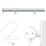 TEOV Gewächshausheizung mit Thermostat, Energiesparender Röhrenförmig Elektrische Heizung mit Halterung für Gewächshaus, Badezimmer, Küche (61CM-120W)