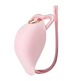 MSemis Herren-C-String mit Ringen Thong Weihnachtsnacht Tanga Slips Briefs Dessous Gay Sissy Unterwäsche Reizwäsche Höschen Unterhose Schlüpfer Rosa One Size