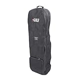 Golf-Reisetasche, Golftaschen-Abdeckung, Flug mit Gummirad, 600D-Oxford-Stoff, Golfschläger-Reisetasche, PU-Boden, Tragbares Golfzubehör für Golfer-Fluggesellschaften