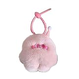 NIHUIFA Schöner Plüsch-Schlüsselanhänger, Tier-Cartoon-Figur, 10,2 cm, weicher Plüsch-Schlüsselanhänger für Rucksack, Auto, B