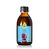 Olini Fischöl Flüssig Premium Lebertran Öl Nordic Nahrungsergänzung mit Omega 3, EPA, DHA, Vitamin A und D3 Hochreiner natürlicher Lebertran Mild in Geruch und Geschmack Glasflasche 250 ML