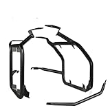 Motorrad Motor Highway Crash Bar Für R1200GS R1250GS LC R1250GS Packtaschen Rack Edelstahl(Black Side Racks)