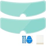 PAIKIUU 2 Stück Anti Beschlag Folie für Motorradhelme universeller Anti-Beschlag-Helmlinsen-Visiereinsatz, transparenter, klarer Filmaufkleber um die Fahrsicherheit mit Installationswerkzeugen