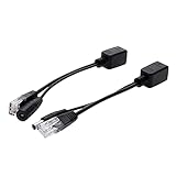 OSALADI Poe Separator Verbindung Vollkupfer Kabeladapter Draht Splitter Schwarz Für Kabel Klemmen Und Verbinden