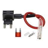 Mini-Sicherungshalter, Zusatzschaltung für Motor, Adapter für Sicherungshalter, Adapter für Auto-Stromkreise, 12 V, Mini Small Medium mit Flachsicherung ATM 10 A Micro Mini