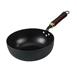 Pyasuye Großkapazität 24 Cm Chinesische Gusseisen Kochpfanne Nicht Stick Beschichtung Für Gesunde Braten Und Schmückend Hitzebeständige Rührbratenbrandbraten