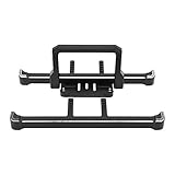 Vnbuimzls RC-Car-Stoßstangen vorne und hinten für - 4, RC-Crawler-Stoßstange aus Aluminiumlegierung, langlebige Ersatzteile mit geteiltem Design für ferngesteuertes Auto im Maßstab 1:10,