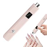 UV Nagellampe | Nagellampe Mit Magnetbefestigung | Wiederaufladbare Handliche Maniküre Lampe für Haushalt Reise Wohnheim Badezimmer Persönliche Pflege