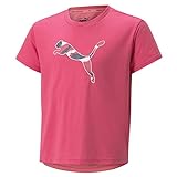 PUMA Mädchen Modern Sports Tee G T-Shirt, Sunset Pink, 128