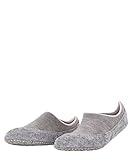 FALKE Stoppersocken Cosyshoe Invisible W Hp Wolle rutschhemmende Noppen 1 Paar, Grau Light Grey 3400, 39-40