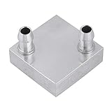 Flüssigkeitskühler, Weißer CPU-Kühler, Wasserkühlblock mit Wasserkühler, CPU-Wasserkühler für Flüssigkeitswasserkühler