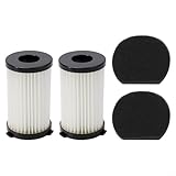 WIIYENA 2 Stück HEPA-Filter Ersatzfilterschwamm-Set für Bomann für BS1948cb für Ariete Elektrobesen für Handy für Force Staubsaugerzubehör