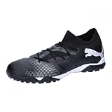 PUMA Herren Future 7 Match TT Soccer Shoe, Black White, 45 EU