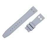 BGFFDSZ Hochwertiges Fluorkautschuk-Uhrenarmband, 20 mm, 21, 22, Schnellverschluss-Armband, kompatibel mit Tudor-Armband, Black Bay Universal-Gürtel(Grey-No buckle,21MM_NO BUCKLE)