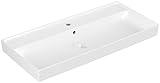 Villeroy & Boch Collaro Waschbecken Hänger?, 1000 x 470 mm, mit Überlauf, poliert, 4A331G, Farbe: White Ceramicplus - 4A331GR1