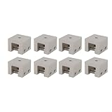 Dachklemme, Stehnahtklemme, Dachnahtklemme, für Dachmontage, Solarpanel, mit Klemmen (8 Stück)