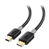 Cable Matters USB C auf Mini USB Kabel (Mini USB auf USB C Kabel) 1 m in Schwarz, USB Mini auf USB C, USB C Mini USB