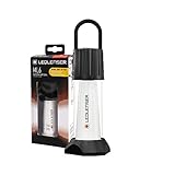 Ledlenser ML6 Warm Light LED Laterne, 750 Lumen, bis zu 200h Laufzeit, aufladbar mit Akku, blendfreies Licht, Powerbank, mit Rotlichtfunktion, Magnet, Outdoor, Camping, Schwarz