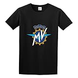 Agusta Biker Motorcycle Rider Unisex 100% Cotton Short-Sleeve T-Shirts Black S