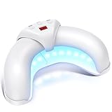 Nagelpilz Behandlung Schnell Intensiv,Nagelpilz Lasergerät,LLLT Laser, Ausgestattet mit 11 x 470-nm-Blaulicht und 4 x 910-nm-Infrarotlicht zur Pilz Lampe，gegen brüchige fingernägel treatment