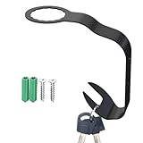 Helmhaken Wandhalterung | Kein Bohren nötig | Wandmontierter Klebehaken Zur Helmaufbewahrung Für Garage Wohnzimmer Schlüssel Mützen Handschuhe Taschen