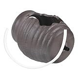 TOPBATHY Wassertank Aus Keramik Besonderheit Wasserfall-Aquarium Einmachgläser Wasserpumpe Für Brunnen Überlauf Fließt Zusammenklappbar Wasserpumpe Für Grundwasserspiegel Becken Light Brown