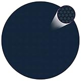 LLEZKBR Schwimmende PE-Solarfolie 250 cm schwarz und blau
