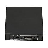 HD Multimedia Interface Splitter, Vielseitiger Dual Monitor 1080P 3D Splitter 100-240V 1 in 2 Out HD Multimedia Interface Splitter für TV (EU-Stecker)