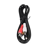 Yctze Professionelles DIN 4Pin Bis 3 Kabel für Hochwertige und Videoverbindung, 4,9 Fuß Länge für Fernseher, DVD-Player und G-Os