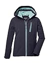 killtec Mädchen Funktionsjacke mit Kapuze/Winterjacke ist wasserdicht KOW 169 GRLS JCKT, schwarz blau, 152, 40926-000