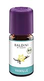 Baldini – Vanille Extrakt BIO, Vanilleextrakt zum Backen, 100% naturreiner Vanilleextrakt flüssig, Vanille Aroma Bio ohne Zucker, 5ml