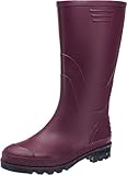 Beck Damen Basic 480 Gummistiefel, Basic Bordeaux, 40 EU