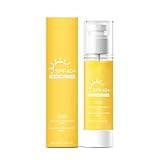 Glitzer Sonnenschutzmittel SPF40+, Glänzender Sonnenschutzcreme Gesicht, Getönte Erfrischend Sonnencreme Gesicht, Hautfarbe Aufhellen (A#)