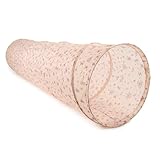 Bieco Pop Up Spieltunnel Dreamy Flowers Krabbeltunnel ab 1 Jahr | 180 x 46 cm | Spieltunnel Kind und Baby | Farbenfroh | Tunnel Kinder | Spielzelt | Hundetunnel | Hunde Spieltunnel Krabbeltunnel Baby