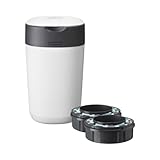 Tommee Tippee Twist and Click Advanced Windeleimer, Exklusives Angebot mit 2 Nachfüllkassetten, garantierter Geruchs- und Keimschutz, großes Fassungsvermögen