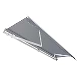 Toboli Gelenkarmmarkise 3x2,5m Anthrazit Sonnenmarkise für Wandmontage Balkonmarkise mit UV-Schutz