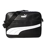 PUMA Unisex – Erwachsene Campus Reporter Retro umhängetasche (black/white)