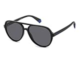 POLAROID KIDS Unisex Kinder PLD 8046/S/T Sonnenbrille, schwarz, 53/14/130